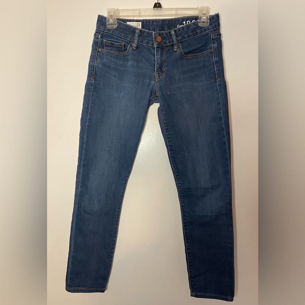 Gap 1969 always skinny ankle Classic Blue Women's Jeans denim 25